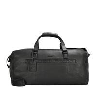 Burkely Minimal Mason Weekender schwarz, Leder, 57 x 28 x 25cm