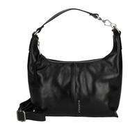 Burkely Myra Schultertasche Leder 23 cm schwarz
