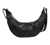 Burkely Nalan Schultertasche Leder 38 cm schwarz