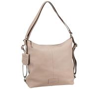Burkely Soft Skylar Backpack Hobo - Leder Damen Rucksack - Umwandelbare Schultertasche mit Silberdetails