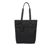 Burkely Soft Skylar Schultertasche Leder 28 cm Laptopfach schwarz
