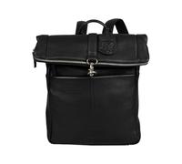 Burkely Soft Skylar Daypack Leder 36.5 cm Laptopfach beach black (TAS034158) schwarz