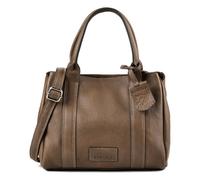 Burkely Soft Skylar Schultertasche Leder 25 cm grau