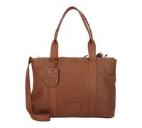 Burkely Schultertasche Soft Skylar – Leder, 36 cm Laptopfach – Chestnut