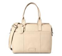 Burkely Soft Skylar Shopper Tasche Leder 40 cm Laptopfach grau