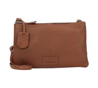 Burkely Umhängetasche Soft Skylar Double Pocket Zip Leder Braun