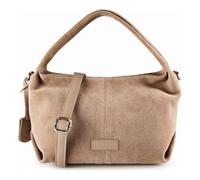 Burkely Vienna Schultertasche Leder 24.5 cm grau