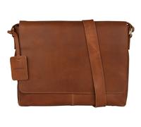 BURKELY Vintage Messenger Bag Cognac