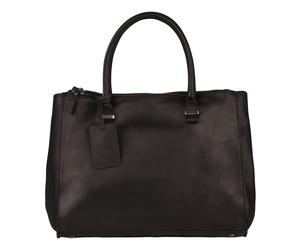 BURKELY Vintage Wieske 2-Zipper Handbag Black