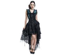 Burleska Ophelie Dress Langes Kleid schwarz blau in L