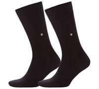 Burlington 2P Everyday Cotton Sock Schwarz Gr 40/46 Herren