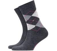 Burlington 2P Everyday Mix Cotton Sock Dunkelgrau Gr 36/41 Herren