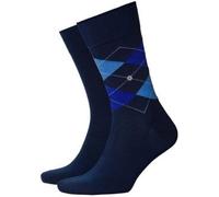 Burlington 2P Everyday Mix Cotton Sock Marine Gr 40/46 Herren