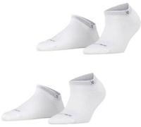 Burlington 2P Everyday Sneaker Organic Cotton Sock Weiß Gr 40/46