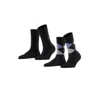 BURLINGTON Damen Socken EVERYDAY 2-er Pkg 36-41 black schwarz