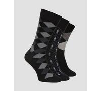 Burlington British Box Giftbox 3er-pack Herrensocken 21406-10 Print;Schwarz 40;42;44;46;41;43;45