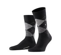 Burlington Herren Socken Edinburgh M SO Wolle gemustert 1 Paar, Schwarz (Black 3000) neu - umweltfreundlich, 46-50