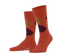 Burlington Socken aus Schurwoll-Mix mit Label-Detail in Dunkelorange, Größe 40-46