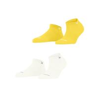Burlington Damen Sneakersocken Everyday – 2er-Pack Baumwolle kurz Weiß Größe 36-41
