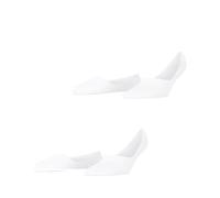 Burlington Damen-Füßlinge Everyday IN – 2er-Pack, Anti-Slip Ferse, Weiß 37-38