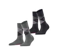 Burlington - Burlington Everyday Argyle Damen light greymel. - Gr. - 38.5