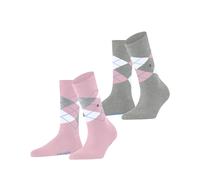 Burlington - Burlington Everyday Argyle Damen sporty rose - Gr. - 38.5