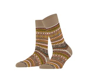 Burlington - Burlington Fair Isle Delight Damen camel - Gr. - 38.5