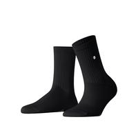 Burlington Damen Socken Fleet Street W So Baumwolle einfarbig 1 Paar, Schwarz Black 3000, 36-41