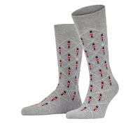 Burlington Herren Socken Guard M SO Baumwolle gemustert 1 Paar, Grau (Light Grey 3400), 40-46