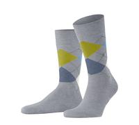 Burlington Herren Socken King M So Baumwolle gemustert 1 Paar, Grau Arctic Melange 3221, 40-46