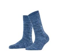 Burlington Damen Socken Knittingham W So Wolle Baumwolle gemustert 1 Paar, Blau Royal 6879, 36-41