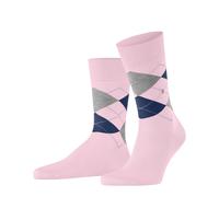 Burlington Socken Manchester M 8440 – Baumwolle, gemustert – 1 Paar, Rosa Blossom, Größe 46-50