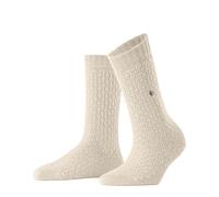 Burlington Damen Socken Orkney W So Baumwolle Wolle einfarbig 1 Paar, Beige Cream 4019, 36-41