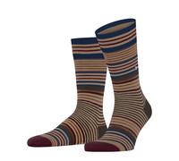Burlington Herren Socken Stripe M So Wolle gemustert 1 Paar, Braun Camel 5038, 40-46