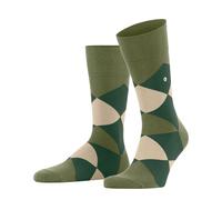 Socken BURLINGTON "Clyde", Herren, Gr. 40, salvia, Baumwollmischung, Argyle-Muster, Socken Socken, Einheitsgröße 40-46, modernes Argyle-Muster, Burlington-Clip (21504566-40) salvia