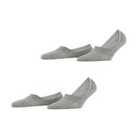 Burlington Damen Füßlinge Everyday IN 22067-3400 Baumwolle unsichtbar 2er Pack 37-38 Light Grey