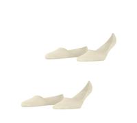 Burlington Damen Füßlinge Everyday Multipack W In Baumwolle unsichtbar einfarbig 2 Paar, Beige Gravel 4840, 35-36