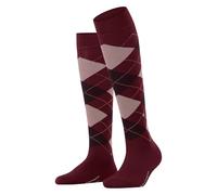 Burlington Damen Kniestrümpfe Marylebone W KH Wolle lang gemustert 1 Paar, Rot (Cranberry 8033) neu - umweltfreundlich, 36-41