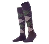 Burlington Damen Kniestrümpfe Marylebone W Kh Wolle lang gemustert 1 Paar, Rot Wineberry 8761, 36-41