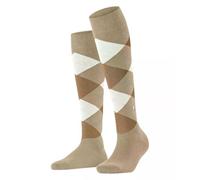 Burlington Damen Kniestrümpfe Queen W Kh Baumwolle lang gemustert 1 Paar, Beige Pearl 4014, 36-41