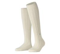 Burlington Damen Kniestrümpfe Soft Rib W Kh Alpaka Wolle lang einfarbig 1 Paar, Weiß Off-White 2040, 35-38
