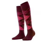 Burlington Damen Kniestrümpfe Whitby W Kh weich und warm lang gemustert 1 Paar, Rosa Phlox 8420, 36-41
