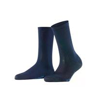 Socken BURLINGTON "Princess Street", Damen, Gr. 36-41, blaucollar, Materialmix, unifarben, Socken Socken, Einheitsgröße 36-41, feine Rippenstruktur, Viskosemischung (29166711-36) blaucollar