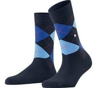 Burlington Tagessocke Queen (Argyle-Muster) marineblau/hellblau Damen - 1 Paar, Größe 36-41