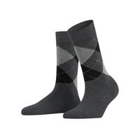 Burlington Damen Socken Queen W So Baumwolle gemustert 1 Paar, Grau Grey Melange 3974, 36-41