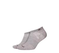 Burlington Damen Sneaker Everyday, Vorteilspack - Mesh Struktur, Onesize, 36-41 Grau 2er Pack (1x2P)