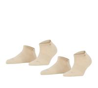 Burlington Damen Sneakersocken Everyday SN 2-Pack 22051-4024 36-41 Sandstone