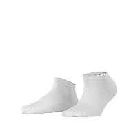 Burlington Damen Montrose W SN Baumwolle kurz gemustert 1 Paar Sneakersocken, Weiß (White 2000) -neu, 36-41