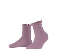 Burlington Damen Sneakersocken Wonderful Waves W So Baumwolle kurz einfarbig 1 Paar, Rosa Powder Pink 8493, 36-41