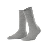 Burlington Damen Socken Bloomsbury – Wolle/Baumwolle, atmungsaktiv, geruchshemmend, Grau 36-41